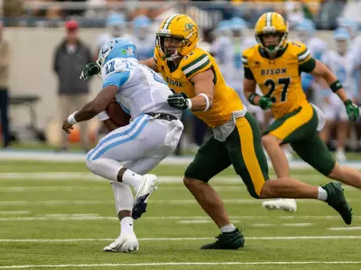 Action from the North Dakota State football game at The Citadel on Saturday, Aug. 30, 2025.
