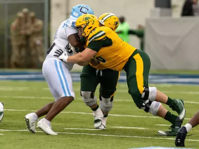 Action from the North Dakota State football game at The Citadel on Saturday, Aug. 30, 2025.