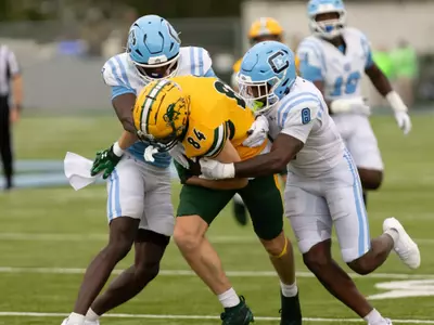 Action from the North Dakota State football game at The Citadel on Saturday, Aug. 30, 2025.