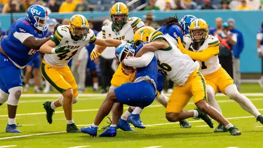 Action from the North Dakota State at Tennessee State football game Saturday, Sept. 6, 2025.