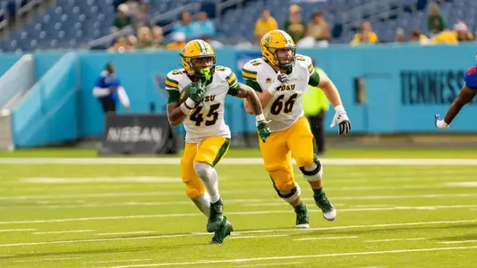 Action from the North Dakota State at Tennessee State football game Saturday, Sept. 6, 2025.