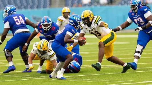 Action from the North Dakota State at Tennessee State football game Saturday, Sept. 6, 2025.