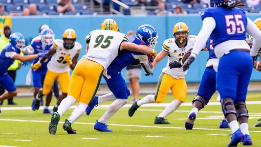 Action from the North Dakota State at Tennessee State football game Saturday, Sept. 6, 2025.