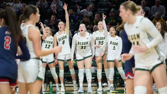 WBB Bench Celebration