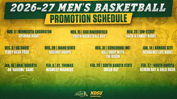 2026-27 MBB Promotional Schedule