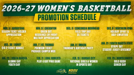 2026-27 WBB Promotional Schedule