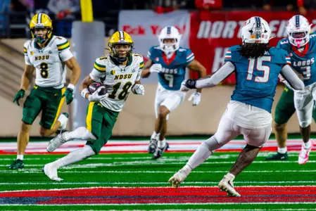 Photo from the North Dakota State at New Mexico football game Saturday, Oct. 24, 2026.