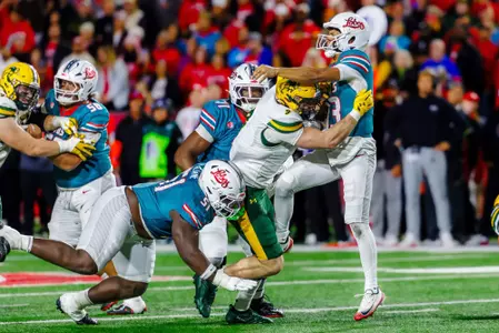 Photo from the North Dakota State at New Mexico football game Saturday, Oct. 24, 2026.