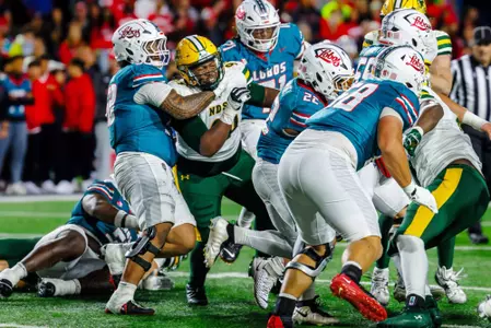 Photo from the North Dakota State at New Mexico football game Saturday, Oct. 24, 2026.