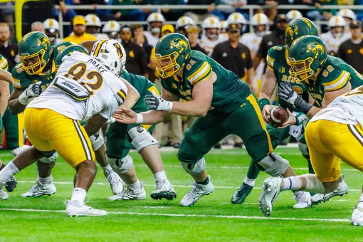 Photo from the inaugural Battle of the Basins football between NDSU and Wyoming on Saturday, Oct. 3, 2026.