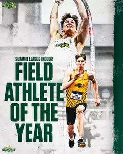 Zach McGlynn, Summit League Indoor Field Athlete of the Year