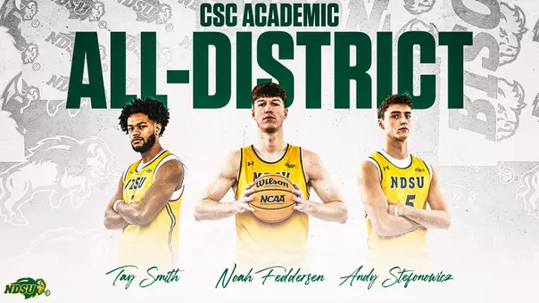 Academic All-District -- Tay Smith, Noah Feddersen, Andy Stefonowicz