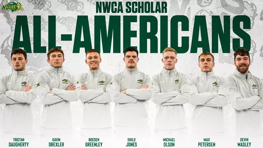 NDSU 2026 NWCA Scholar All Americans