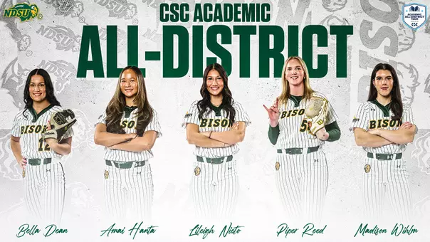 Softball 2026 CSC Academic All-District Team