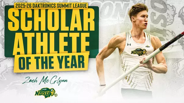 Zach McGlynn, Summit League Scholar-Athlete of the Year