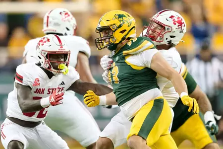 Photo from the Jacksonville State at North Dakota State football game Saturday, Aug. 29, 2026.