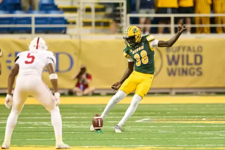Photo from the Jacksonville State at North Dakota State football game Saturday, Aug. 29, 2026.
