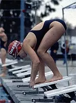 Sara Quinn took first in the 1650 Free at the Colorado State Invitational.