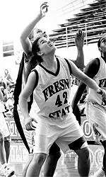 Sophomore Amanda Baker was one of four Fresno State players scoring in double digits on Saturday night.
