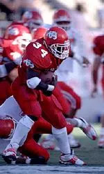 Jaime Kimbrough rushed for<br> 184 yards on 15 carries and a<br> TD against UTEP.<br>