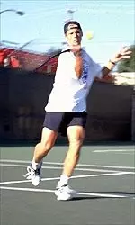 Sophomore Peter Luczak, Fresno State's third All-American in tennis, fell in the third round of the NCAA Championships