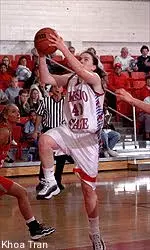 Amanda Baker shot 4-for-7 from the floor in Fresno State's 67-48 loss at Saint Mary's Saturday night.