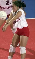 Senior defensive specialist Leilua Satele collected a match-high 12 digs in the three-game home victory over TCU.