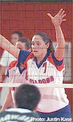 Junior middle blocker Shauna McQuaid is averaging 18 kills a match in her last three appearances while notching double-digit kills in 13 of 15 matches this year.