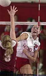 Freshman outside hitter Kara Verwey had her third career 20-kill match after collecting a match-high 21 against Rice.