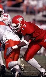 Terence Brown was named WAC special teams player of the week after he blocked his second kick of the year in Fresno State's 45-27 victory over Hawai'i.