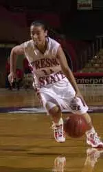 Laura Garcia had 12 points in Fresno State's loss to Arizona on Sunday.
