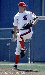 Senior right-hander Shawn Hannah tossed his first complete game as a Bulldog in Saturday's 7-3 victory against Hawai'i-Hilo.