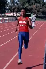 Jynette Grayson-Reed has posted Fresno State's best times in the 200 and 400 meters this season.