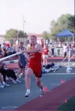 Scott Wenholz has 3,654 points after day one of the Fresno State Easter Decathlon.