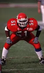 Senior linebacker Tim Skipper gave his thoughts on the upcoming 2000 season during Fresno State's annual media day.