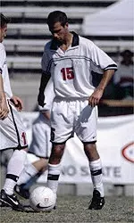 Sophomore forward Ryan Katz scored the game-winning goal in the double-overtime victory.