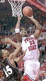 Named MVP of the Hall of Fame Tip Off Classic in the second week of the season, Melvin Ely is the school's all-time career block shot leader with 218 entering the New Year.