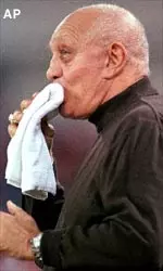 Jerry Tarkanian and his trademark towel have become recognized throughout the sporting world.