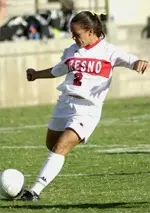 Sophomore Erin Sayegusa scored her fourth goal of the season at the 63:39 mark against Saturday against Hawai'i.