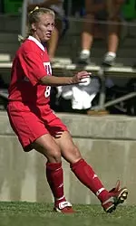 Aimee Thompson was a second-team All-WAC selection this year after scoring four goals and posting three assists.