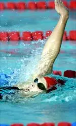 Freshman Julian Hill swam a lifetime best in the 200 backstroke breaking the school record in San Antonio Saturday. Hill swam three lifetime bests in three days.