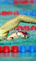 Junior Jesie Lewis claimed victory in the 50 and 100 free. Lewis and Senior Summir Case lead the 'Dogs with two wins Saturday.