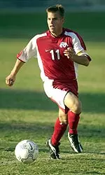 Senior Danny Risch was selected 68th in the 2001 MLS SuperDraft by the Chicago Fire.