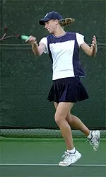 Senior Liesl Fichtbauer, ranked No. 36 nationally, won her 14th straight match Saturday.