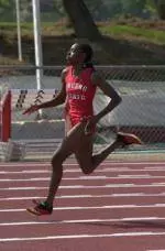 Senior Jynette Grayson-Reed leads the team in the 100, 200 and 400 meters.
