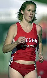 Kara June records her fastest time in the 6K at the San Francisco Invitational.