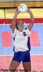 Sophomore setter Whitney Arena picked up 40 assists against SMU and became the seventh player in school history to reach the 2,000 career assist plateau (2,013).