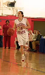 Senior Lindsay Logan became Fresno State's all-time career assists leader with five assists in a 63-60 win over Butler in the opening round of the Fresno State Classic.