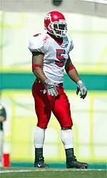 Hardhitting linebacker Bryce McGill earned MVP honors in the 2001 Silicon Valley Football Classic.