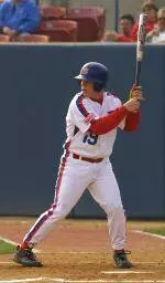 Freshman outfielder Jordan Prieto went 2-for-4 with an RBI in FS's 10-6 loss against Nebraska. (Photo by Justin Kase Conder)